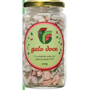 Bala Azedinha Portuguesa Artesanal Rocs 200g - Galo Doce