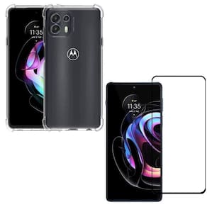 Capa Capinha Moto Edge 20 Lite +Película De Vidro 3D