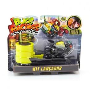 Veículo E Pista Com Lançador Bugs Racing Flyz - Dtc