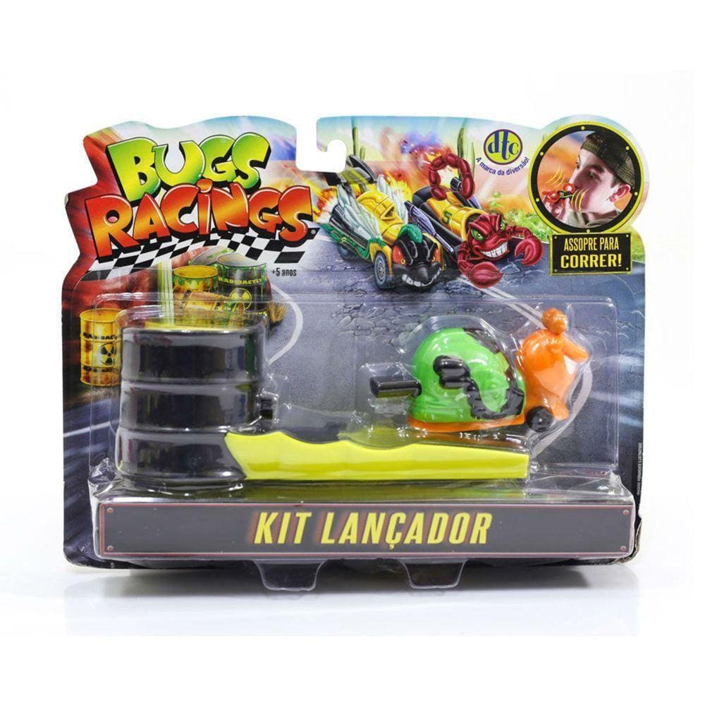 Veículo E Pista Com Lançador Bugs Racing Sluggy - Dtc