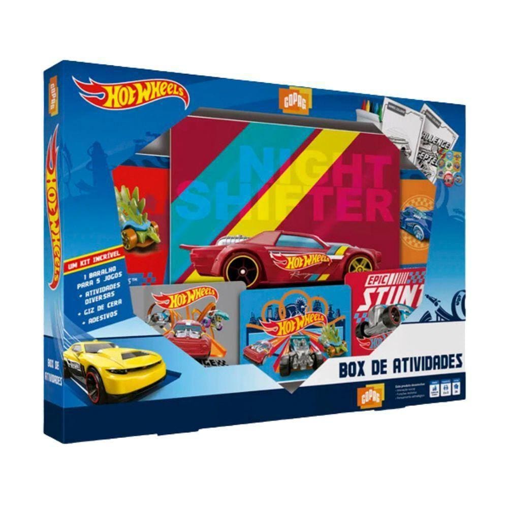 Box De Atividades Hot Wheels - Copag