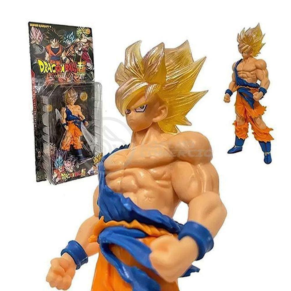 Boneco Action Goku Sayajin 2 Dragon Ball Z 20Cm