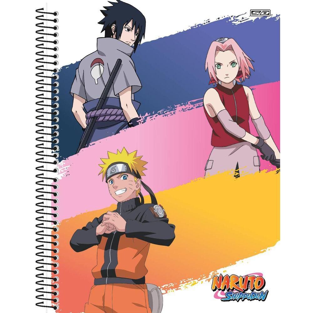 Quadro Decorativo Naruto Uzumaki E Sasuke Uchiha 23x33cm