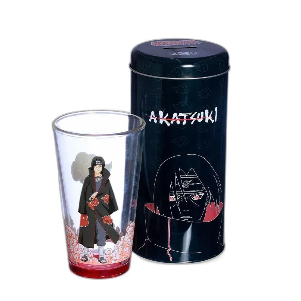 Copo Com Cofre Naruto Akatsuki 500 Ml