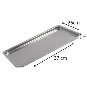 Assadeira Baixa P Rocambole Cookie 37x26x2,cm N4