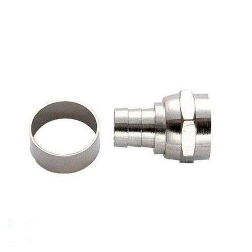 Conector RG6 de Anilha Pacote com 200 Peças