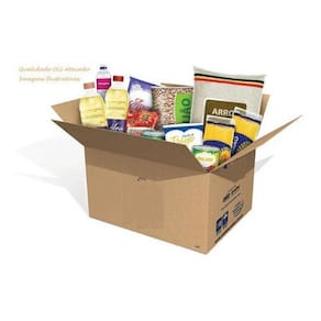 Cesta Básica Alimento Grande Completa Total 50 Itens Atacado