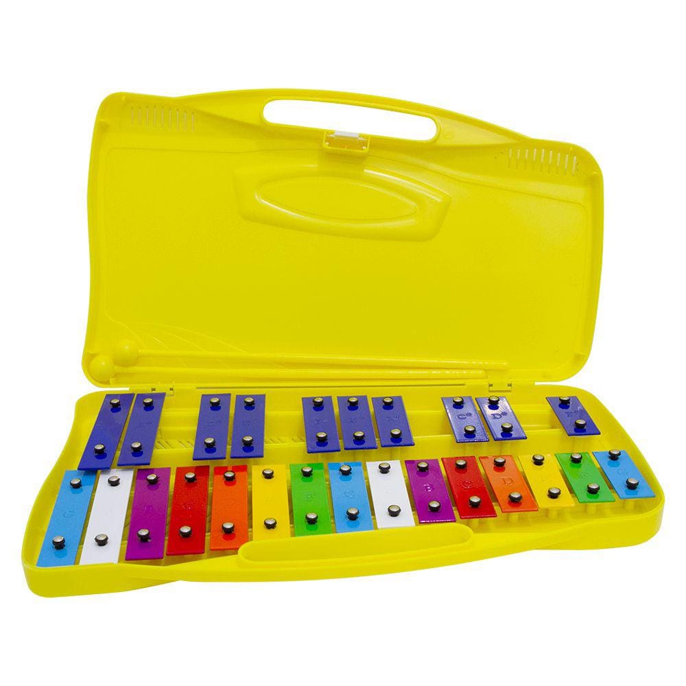 Metalofone Infantil 25 notas com Baquetas New York
