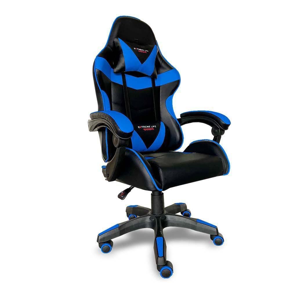 Cadeira De Escritório Gamer Ergonômica Couro Sintético Elg