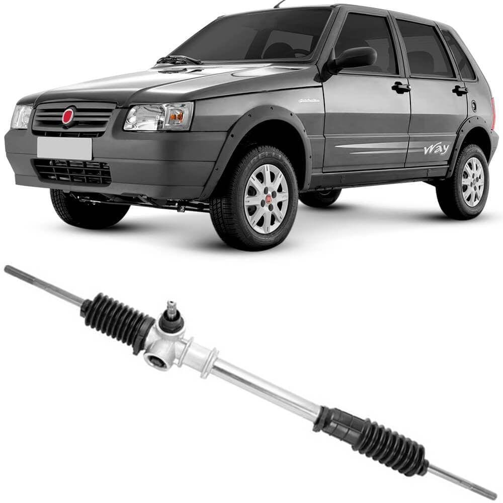 Caixa Direção Mecânica Fiat Uno Mille 92 A 2014 Sem Pino