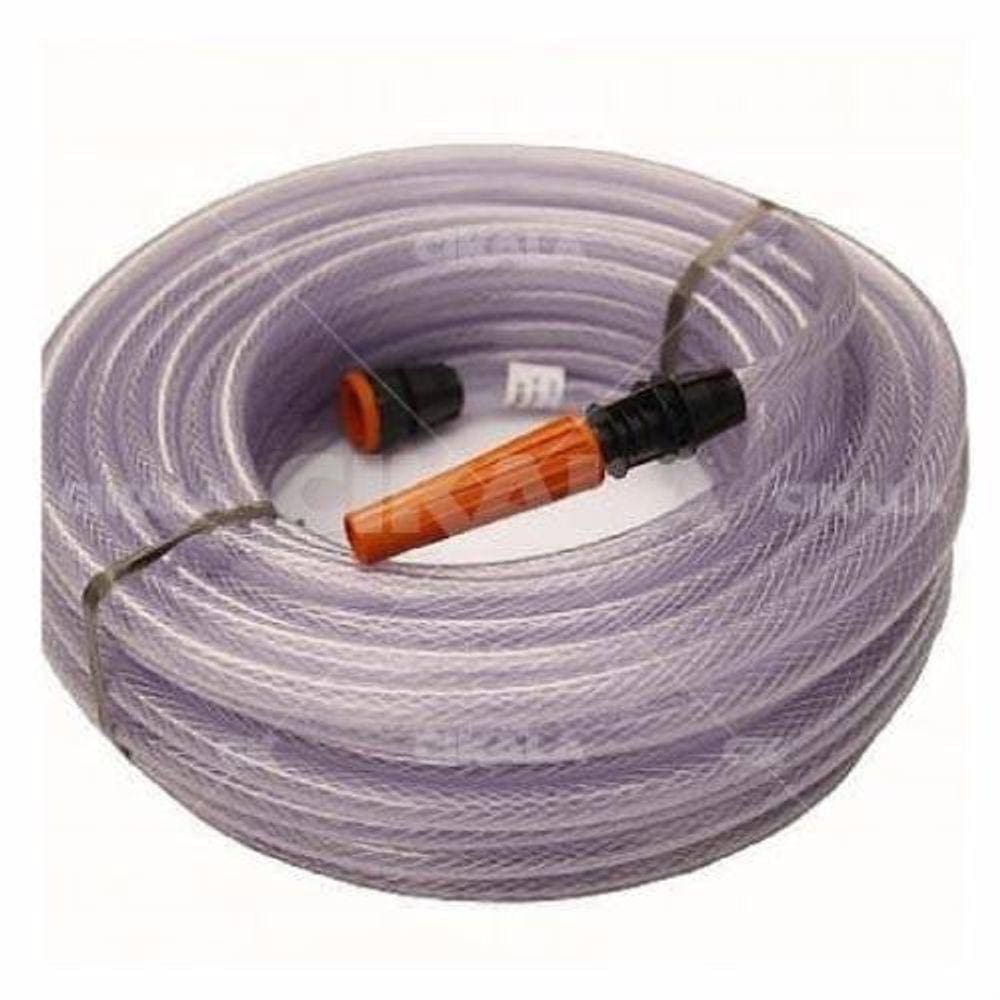 Mangueira Jardim Trançada em PVC Super Flex Anti-Torção HiFlex Transparente JT17C 15 metros
