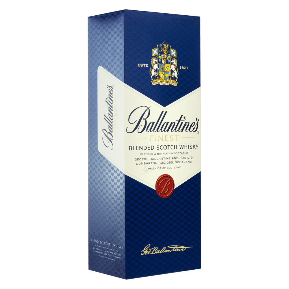 Kit whisky ballantine s finest 750ml copo vidro 270ml | Casas Bahia