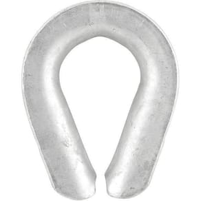 Anilha Para Cabo De Aço 1" Pesado Galnanizada - Vonder Plus