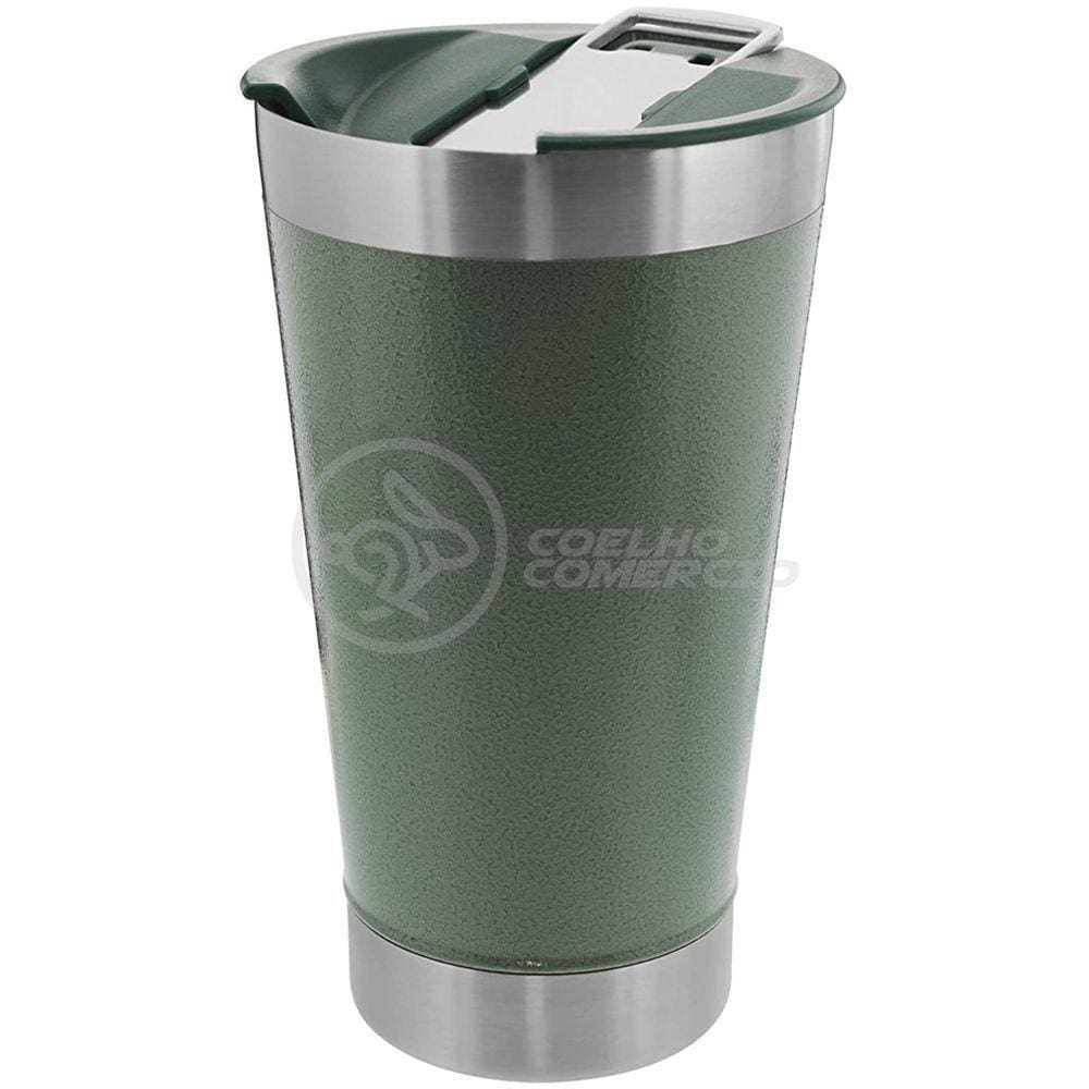 Copo Térmico Com Tampa E Abridor 473Ml Aço Capacity:473 Ml:C