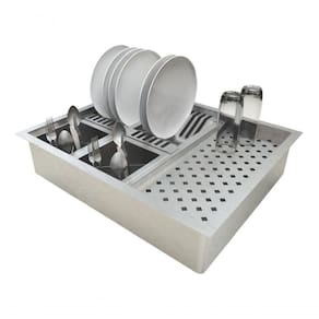 Cuba 50X40 Cozinha Calha Escorredor Banheiro