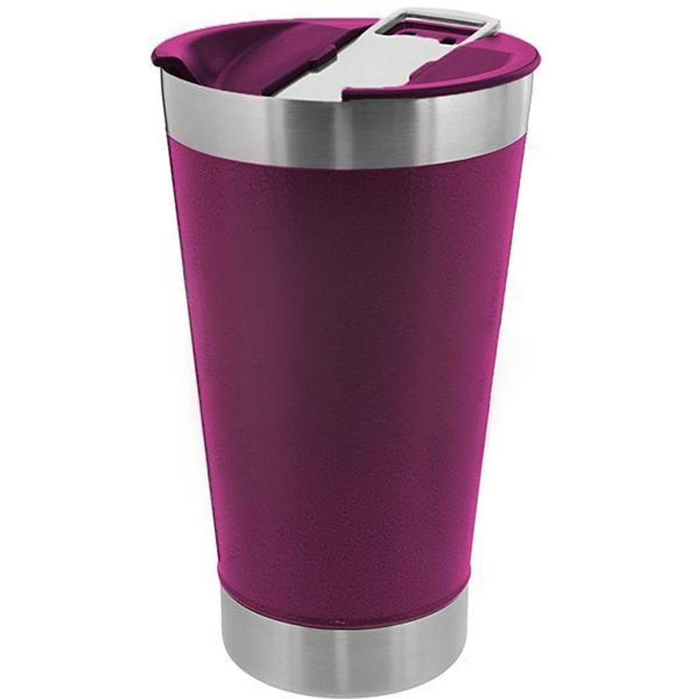 Copo Térmico Abridor 473Ml Dia Dos Namorados Roxo Nº5
