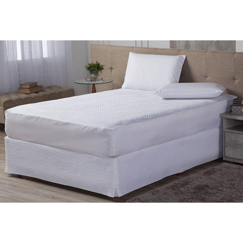 Protetor Para Colchão Impermeável Casal King Com Elástico