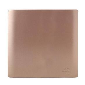 Placa Cega Com Suporte 4X4 - Novara Ouro Rose