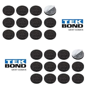 Kit 24 Feltro Protetor Adesivo Pé Sofá Cadeira Mesa Tekbond