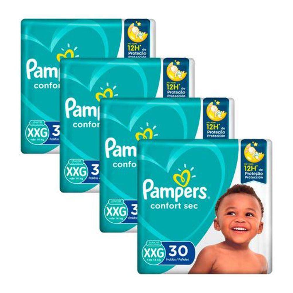 Fralda Pampers Xxg Confort 120 Unidades Casas Bahia