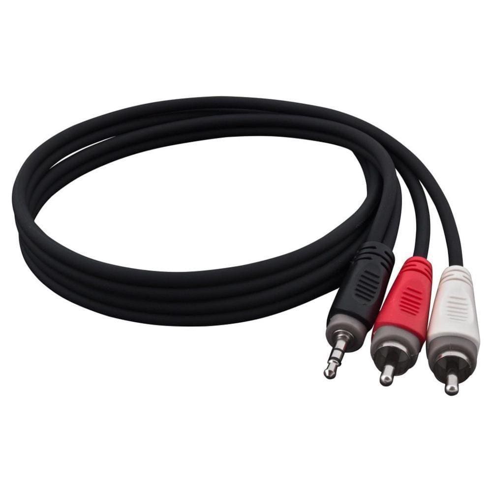 Cabo Para Áudio Rca2X P2 3 Metros Hayonik Preto