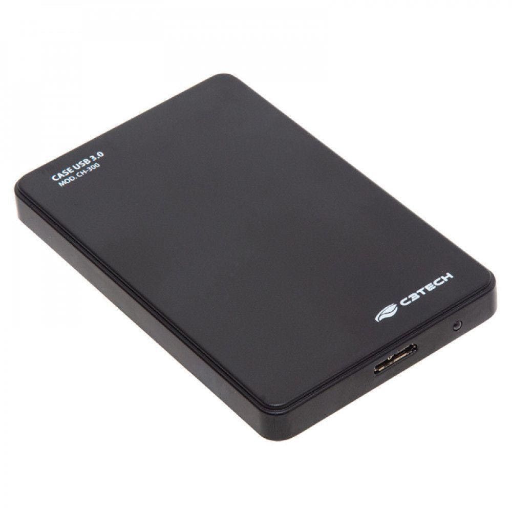 Gaveta Externa Para Hd 2.5 C3tech Sata Usb 3.0 Ch-300 Preto