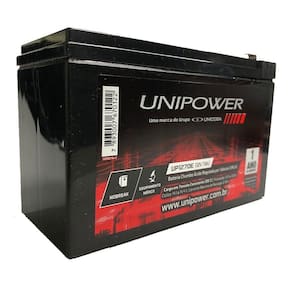 Bateria Unipower Para Nobreak Up1270E F187 12V 7.0Ah