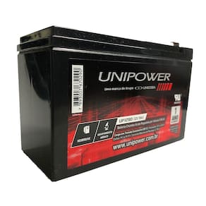 Bateria Unipower Para Nobreak Up1290-06C025 F187 12V 9.0Ah