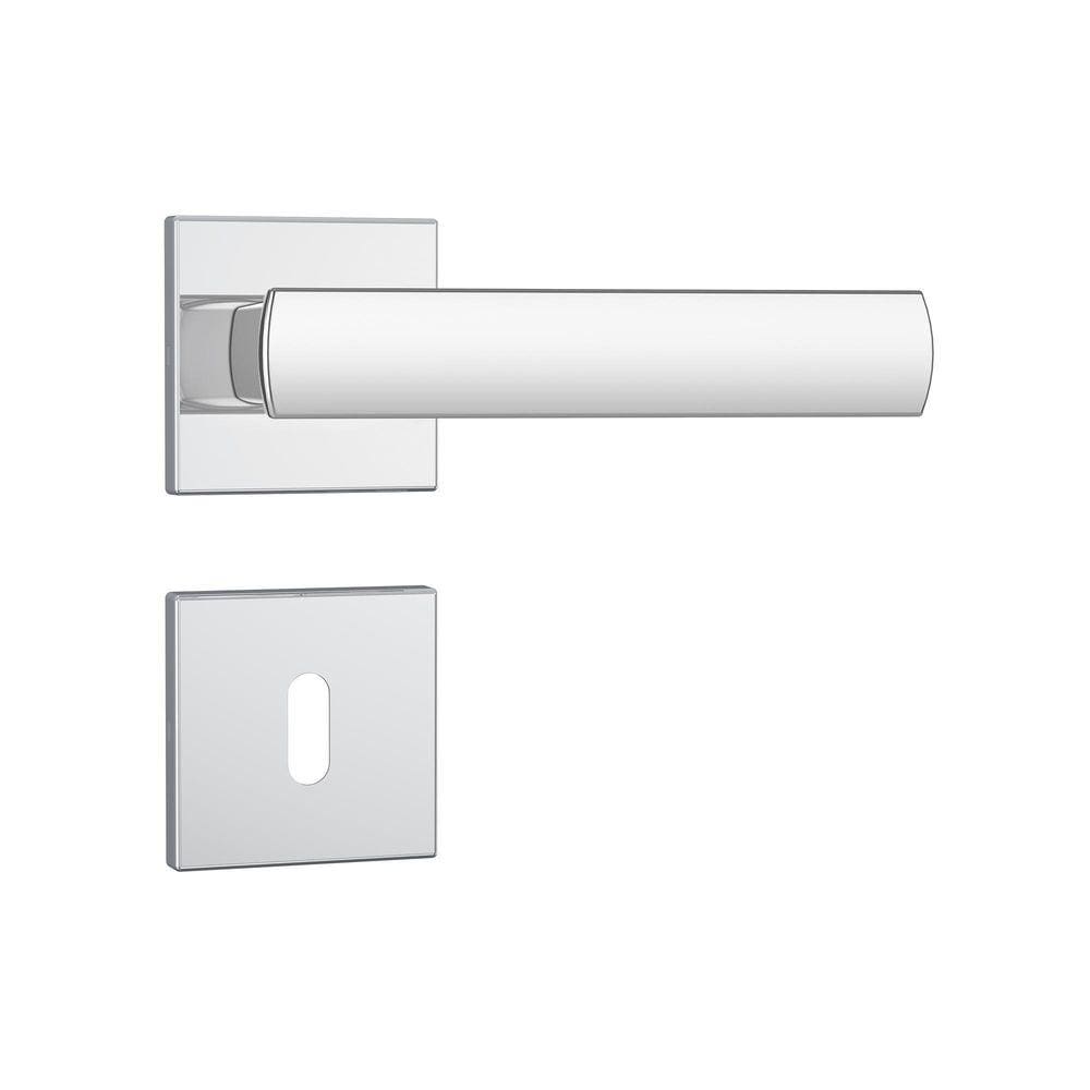 Fechadura Porta Interna 813/35 Cromado Roseta Aço Inox Stam