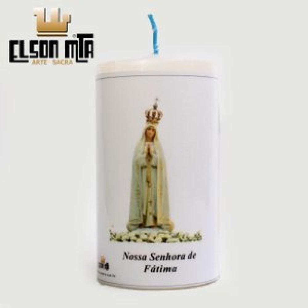 Vela de Nossa Senhora de Fátima com Oração