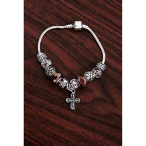 Pulseira Life com Berloques vermelhos