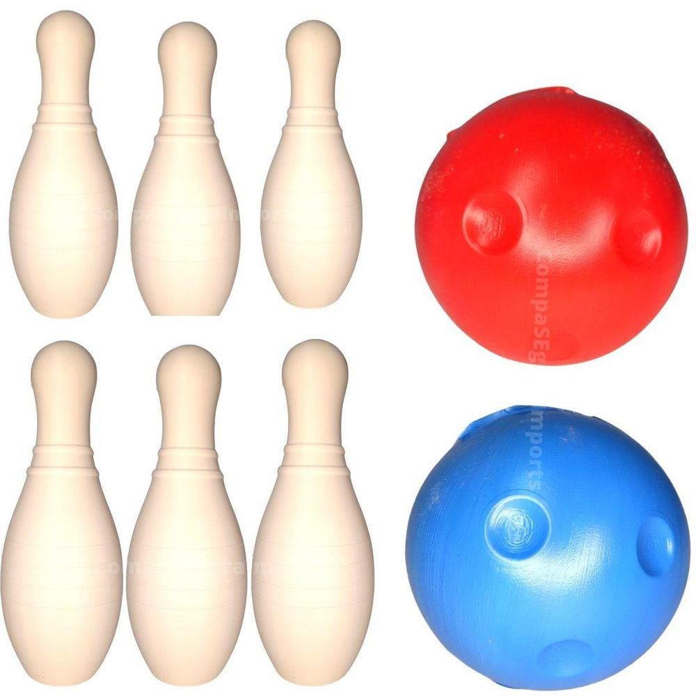 Jogo De Boliche Infantil, 8 Pinos De 10 Cm 2 Bolas De 5 Cm Bowling Game