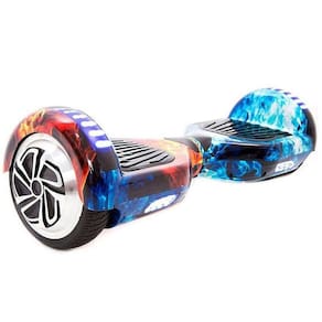 Hoverboard Skate Elétrico 6.5 Fogo E Gelo Led Bluetooth