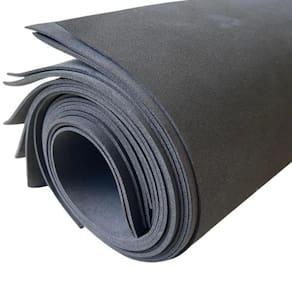 Kit 10 Folhas Eva Preto Preta Textura Homogênea Lavável