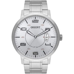 Relógio Masculino Orient Prata MBSS1381 S2SX Prata