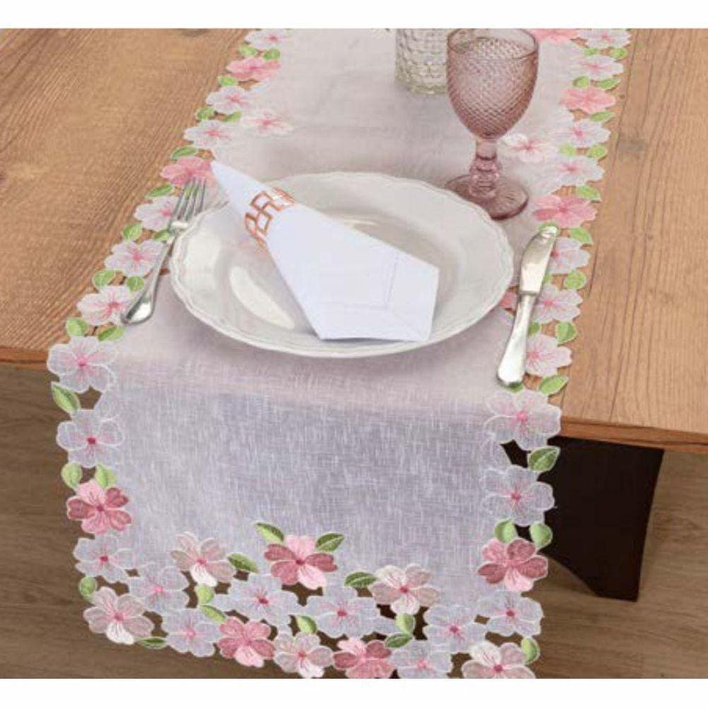 Trilho De Mesa Clássica Jardim 40 X 140Cm - Casa Argivai