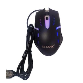 Mouse Gamer Com Fio B-Max Com Iluminação Led 7 Cores
