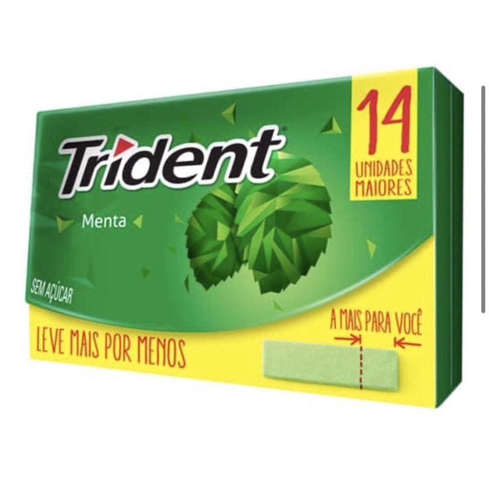 Chiclete Trident 14s Menta 25,2g