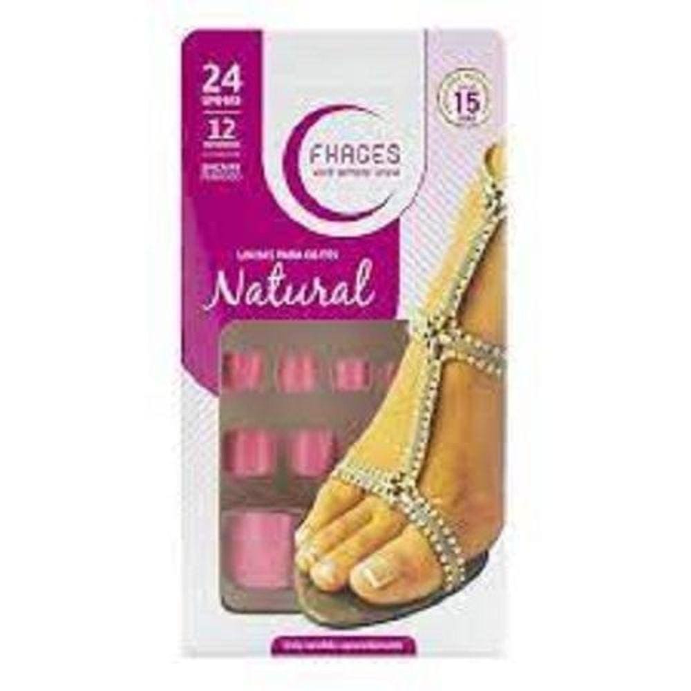 Unhas Fhaces P/Pés Color Salmão