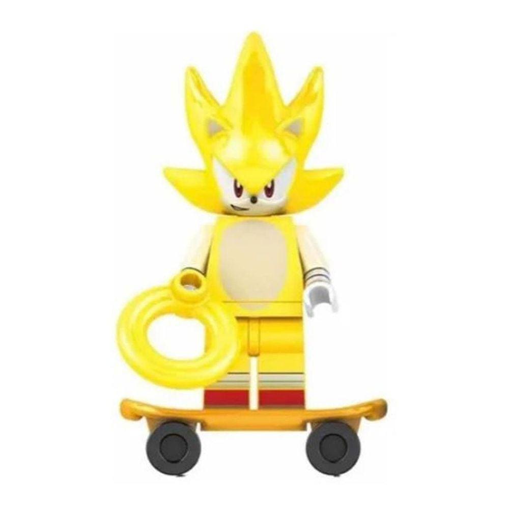 Blocos De Montar Super Sonic Skate Sonic The Hedge