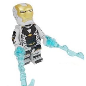Boneco Blocos De Montar Homem De Ferro Mark 39 Propulsão