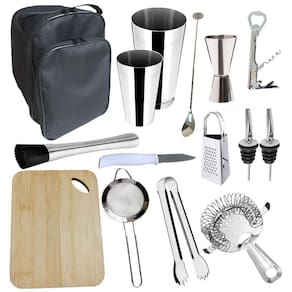 Kit Barman Bolsa Colher Bailarina Coq. Profissional 15Pç W2