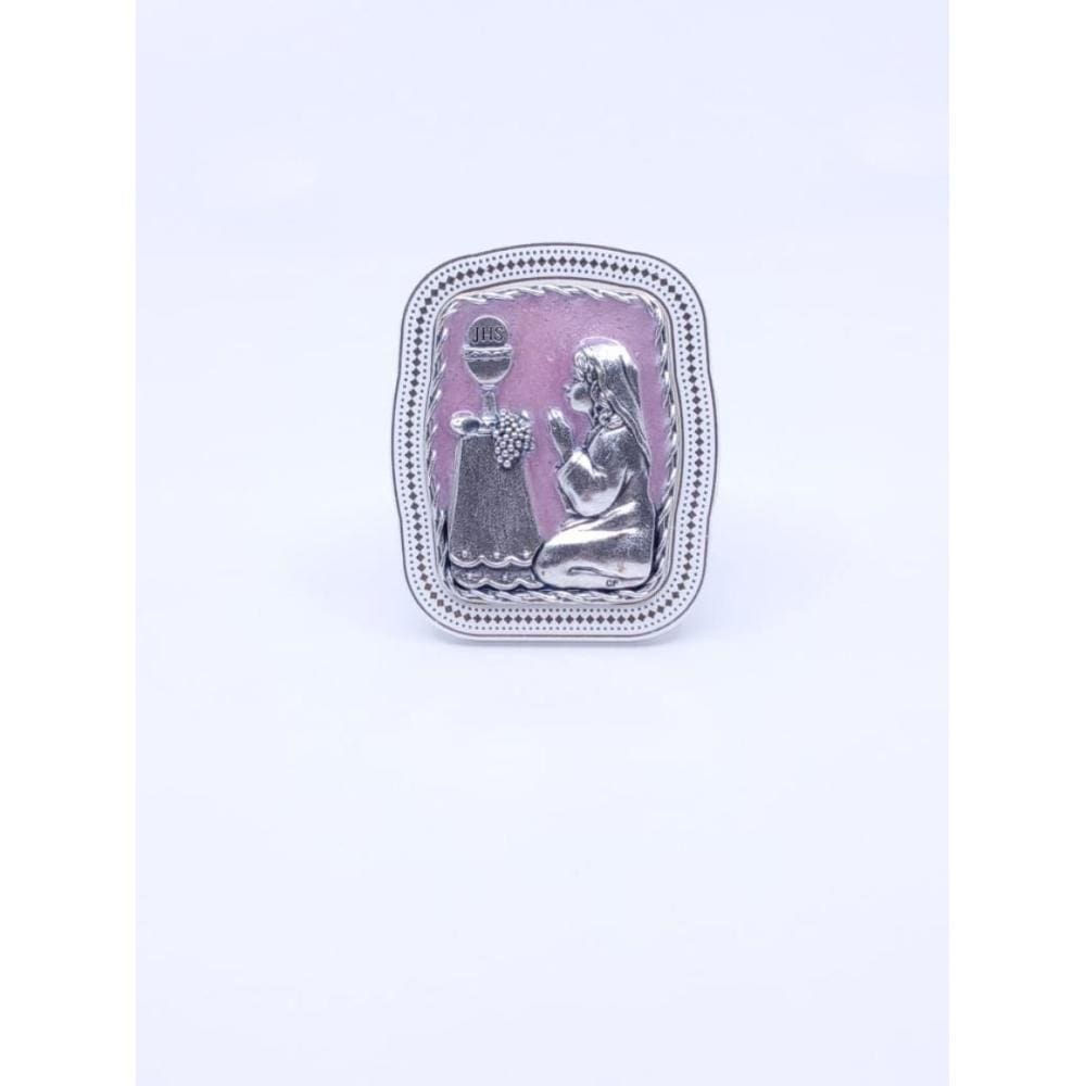 Quadro pequeno da Eucaristia rosa