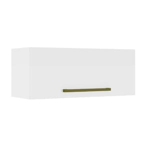 Armário Aéreo De Geladeira 1 Porta Lacca Branco
