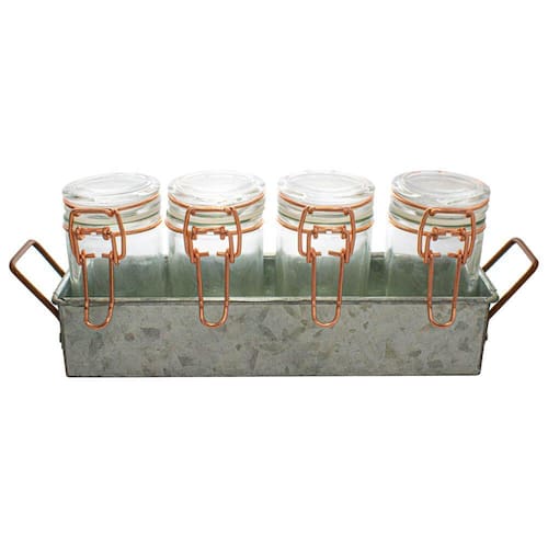 Potes de Vidro Hermético Porta Tempero com Suporte Industrial 90mL - Casambiente é boa?