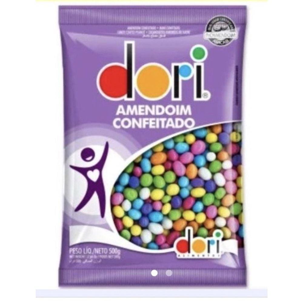 Amendoim Colorido Dori Confeitado Pacote 500g