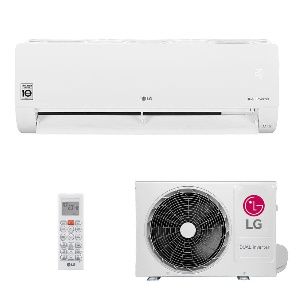 Ar condicionado split hw dual inverter voice lg 9000 btus frio 220v ...