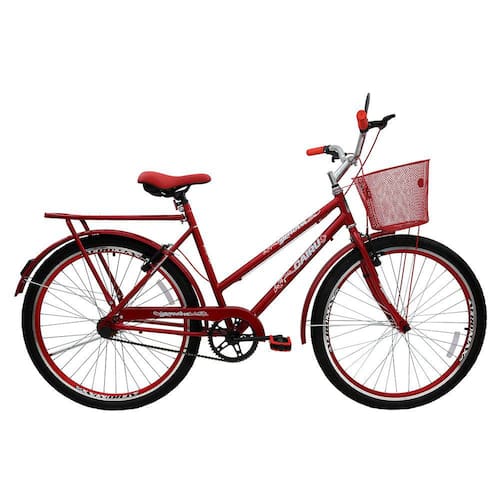 Bicicleta Cairu Aro 26 Cesta Feminino Personal Genova 311010