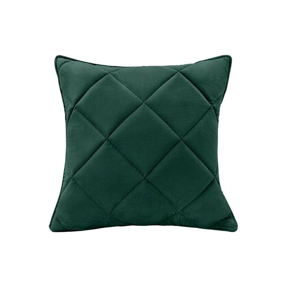 Almofada Decorativa Nina Matelassê 48X48 Veludo Verde