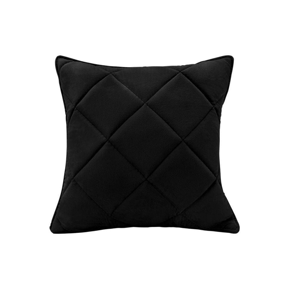 Almofada Decorativa Nina Matelassê 48X48 Corano Preto